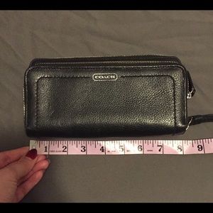 Coach black wallet